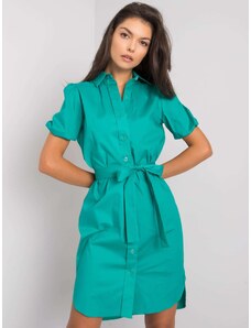 Fashionhunters Πράσινα πουκάμισα