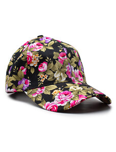 BELTIPO Γυναικείο Καπέλο Μαύρο Jockey floral