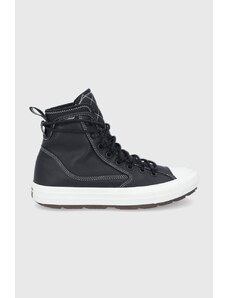 Δερμάτινα ελαφριά παπούτσια Converse χρώμα: μαύρο F3C168863