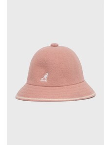 Μάλλινο καπέλο Kangol χρώμα: ροζ