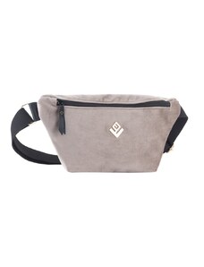 LovelyHandmade Camelia Velvet Belt Bag | Grey