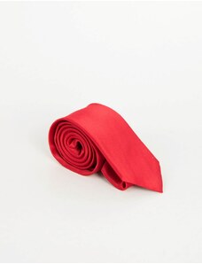 Huxley and Grace Ανδρική κόκκινη μονόχρωμη γραβάτα 28582