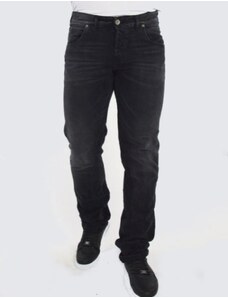 Trial jeans Ανδρικό μαύρο τζιν παντελόνι ελαφρύ ξέβαμμα Trial EthanA 20B