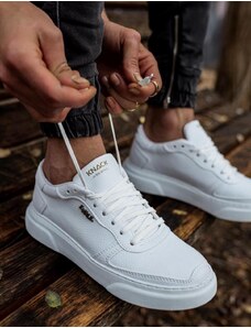 Knack Ανδρικά Λευκά Casual Sneakers δίσολα 2222020B
