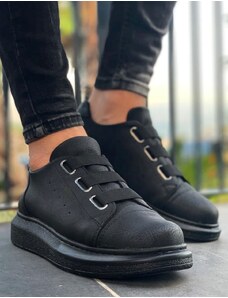CHEKICH Ανδρικά μαύρα Casual Sneakers δερματίνη CH253S