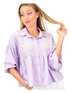 Potre OR Γυναικέιο πουκάμισο με σχέδιο βολάν