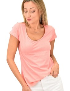 Potre Γυναικεία μπλούζα με στρογγυλή ανοιχτή λαιμόκομψη