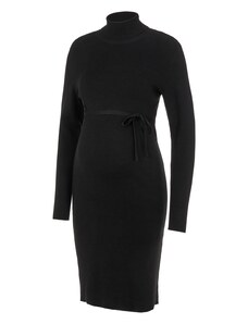 MAMALICIOUS Πλεκτό φόρεμα 'Jacina' μαύρο