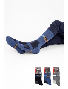 Παιδικές κάλτσες για αγόρι Design SPORT II Βαμβακερές 3 ζευγάρια Σκούρο Μπλέ