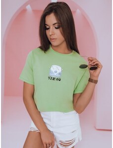 Γυναικείο T-shirt VAN GO, ανοιχτό πράσινο Dstreet