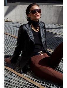 Γυναικείο σακάκι Trendyol Faux Leather
