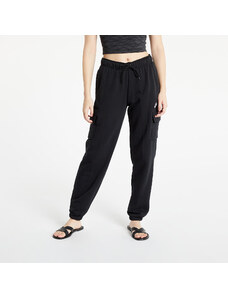 Γυναικείες φόρμες Nike NSW Essential Fleece Mid-Rise Cargo Pants Black/ White