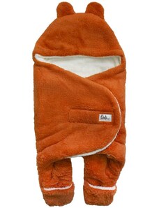 Κουβέρτα μπουφάν εξόδου πορτοκαλί 0-6 μήνες Owli