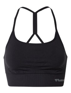 Hummel Αθλητικό τοπ 'Tiffy' γκρι / μαύρο