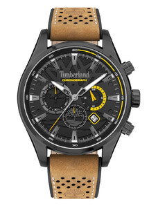 TIMBERLAND ALDRIDGE - TDWGC2102401, Grey case with Brown Leather strap