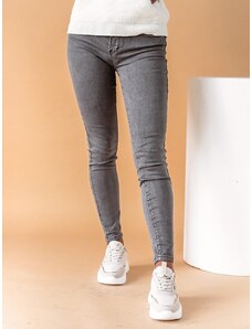 Forebelle Collection Τζιν Παντελόνι Skinny Γκρι - Cassandra