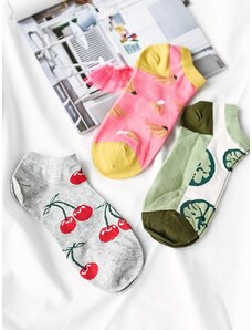 Forebelle Collection Κάλτσες Σοσόνια 3τμχ Με Φρούτα - Sour Taste