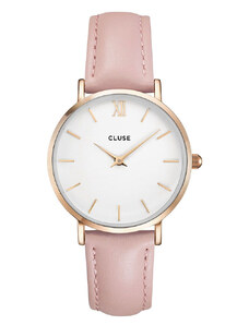CLUSE Minuit CW0101203006 Pink Leather Strap