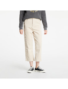 Tommy Hilfiger Γυναικεία παντελόνια Tommy Jeans Corduroy High Rise Pants Smooth Stone