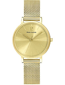 PIERRE LANNIER Symphony - 088F542 Gold case with Stainless Steel Bracelet