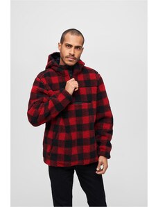 Brandit Teddyfleece Worker Pullover Jacket Red/Black