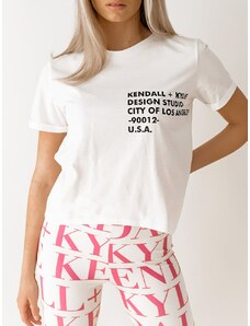 Kendall and Kylie Kendall + Kylie T-Shirt Κοντομάνικο Λευκό - Keep On Confidence
