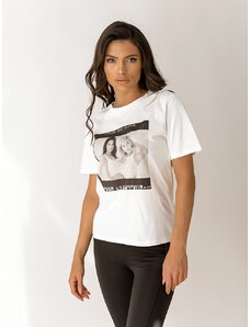 Kendall and Kylie Kendall + Kylie T-Shirt Κοντομάνικο Λευκό - Material Girls
