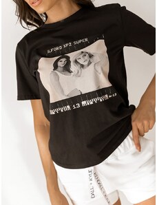 Kendall and Kylie Kendall + Kylie T-Shirt Κοντομάνικο Μαύρο - Material Girls