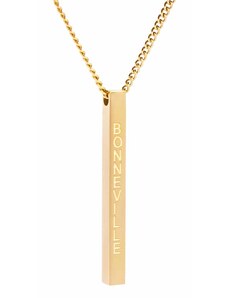 Bonneville Diana's Necklace Gold Steel