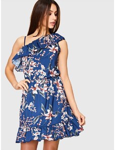 OEM Φλοράλ κοντό φόρεμα με τον ένα ώμο floral