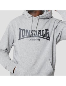 Lonsdale Φούτερ Essential Logo Hoodie-S-Γκρι