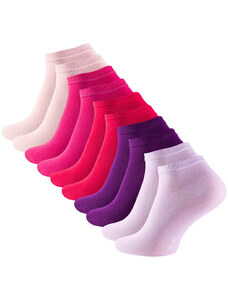 OEM Κάλτσες sneaker σε ροζ αποχρώσεις, 5 ζεύγη multicolor