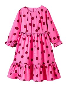 Arshiner Φορεματάκι παιδικό με μανίκια πουά Ροζ - 4-5 Χρονών