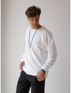 Crossley | Wide crewneck sweatshirt Λευκό