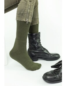 Ανδρικές κάλτσες πετσετέ στρατού Trendy GREEK MILITARY 3 ζευγάρια Βαμβακερές Χακί