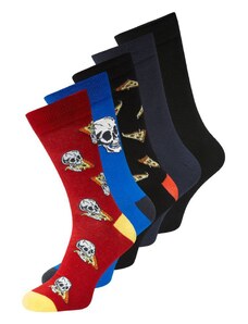 Jack&Jones - 12194856 - Jac Slice Socks 5 Pack - One Size - Navy Blazer - Κάλτσες