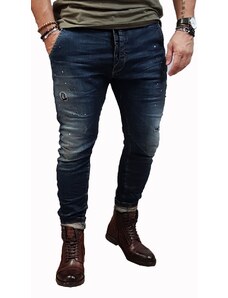 Cover Jeans Cover - Namos - Q3475-23 - 3D Loose Skinny Fit - Blue Denim - παντελόνι Jeans