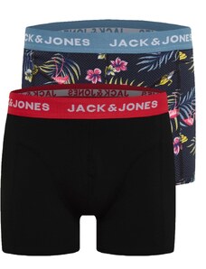 Jack&Jones - 12199667 - Jac Flower Bird Trunks 2 Pack - Black Detail Flamingo - Εσώρουχα