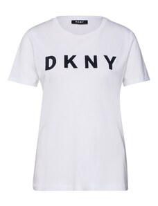 DKNY Μπλουζάκι 'FOUNDATION' μαύρο / λευκό