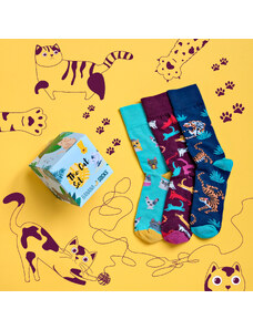 Banana Socks Κάλτσες μπανάνας Σετ κάλτσες Unisex Το σετ γάτας