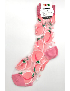 CALZE YTLI Διάφανες Κάλτσες Peach - Pink