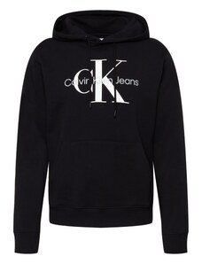 Calvin Klein Jeans Μπλούζα φούτερ ανοικτό γκρι / μαύρο / λευκό