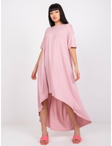 Fashionhunters Σκονισμένο ροζ φόρεμα από την Casandra RUE PARIS
