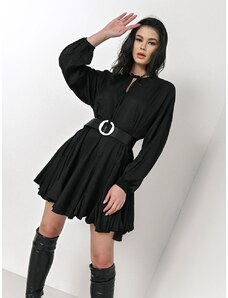 Glamorous Φόρεμα Μακρυμάνικο Μαύρο - Nespola