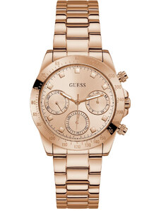 GUESS Eclipse Ladies - GW0314L3 , Rose Gold case with Stainless Steel Bracelet