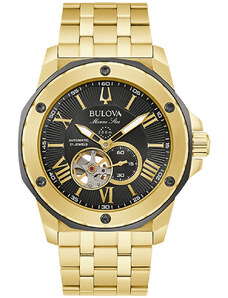 BULOVA Marine Star Automatic - 98A273 Gold case with Stainless Steel Bracelet