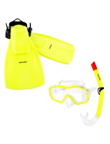 Spokey BOJKO Junior σετ κολύμβησης με αναπνευστήρα: μάσκα, αναπνευστήρας και plutvy, veľ. Μ (32/35)