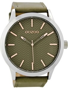 OOZOO Timepieces Khaki Leather Strap C9010