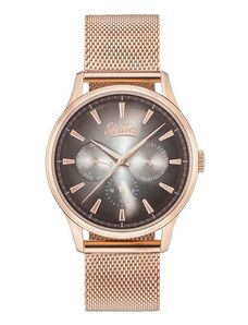 SIXTIES Multifunction Rose Gold Stainless Steel Bracelet GME600-02