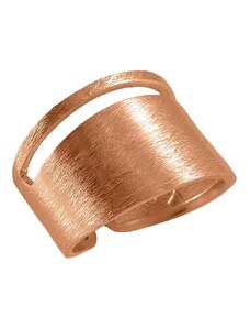 AMOR AMOR Δαχτυλίδι Από Ασήμι 925 Ροζ Επιχρυσωμένο ΚΟ39648
